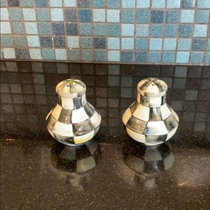 MACKENZIE CHILDS salt and pepper shakers